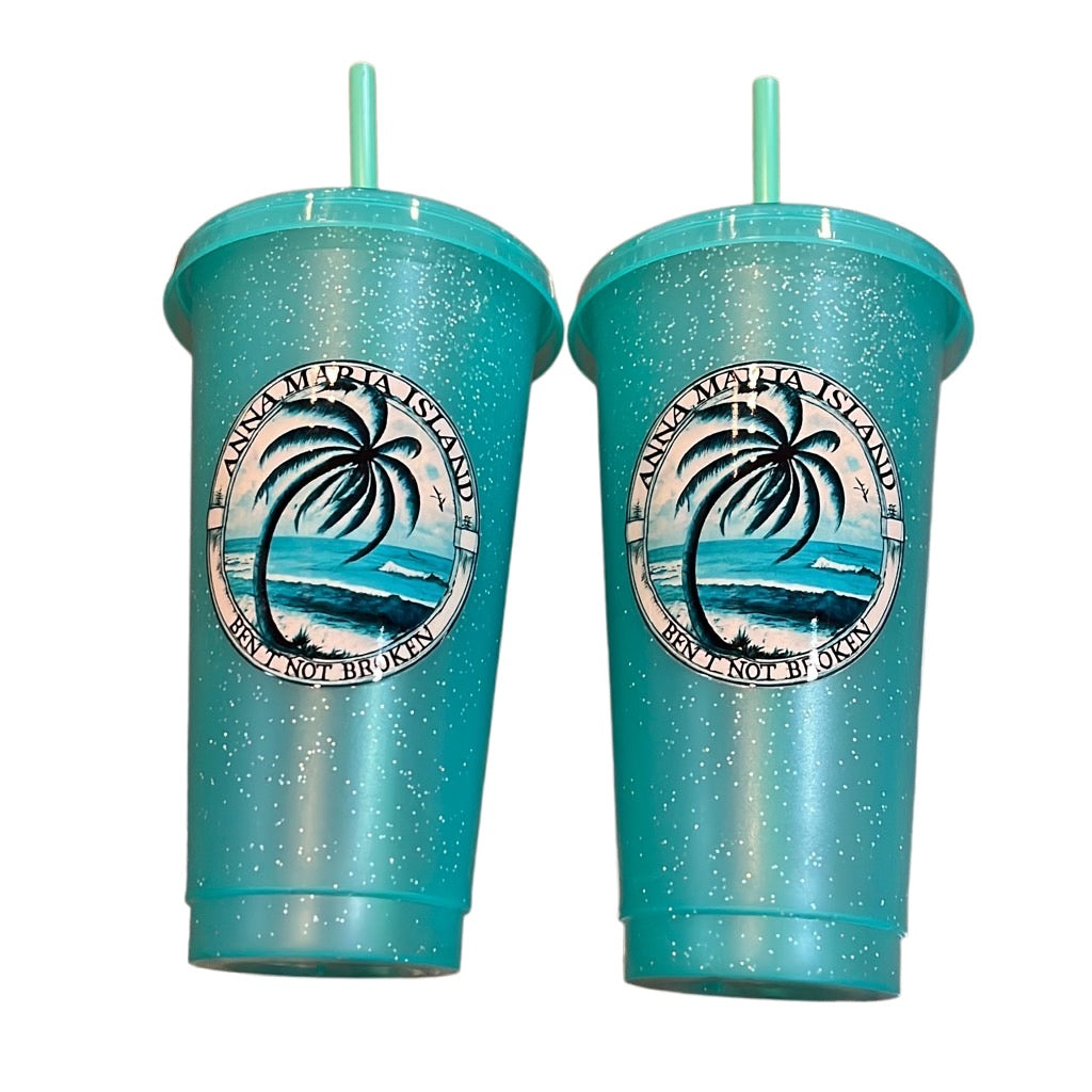 Bent not Broken tumblers