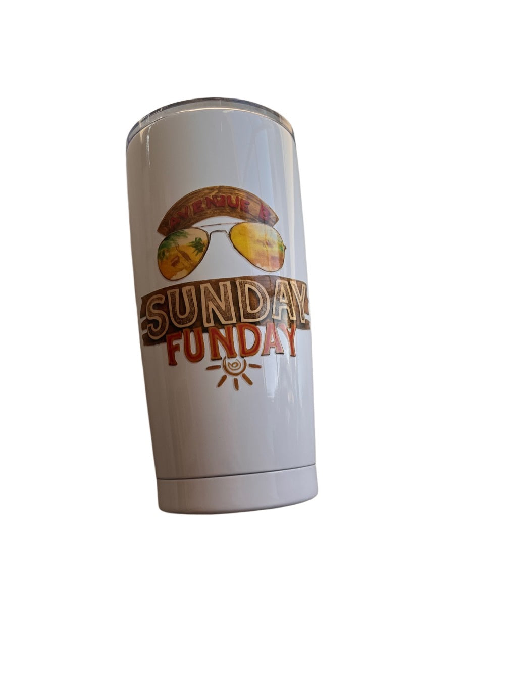 Sunday Funday Metal Tumbler.