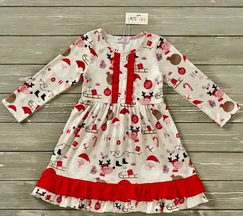 Pete + Lucy Santa’s Sleigh dress.