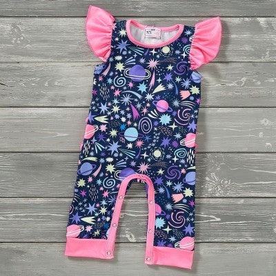 Pete + Lucy Cosmic Cutie Girl Infant Romper